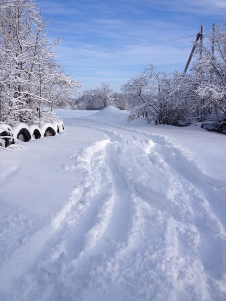 Настоящий снег