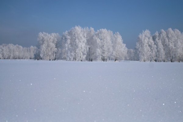 Снег лежит