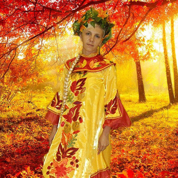 Яркий осенний наряд