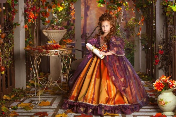 Принцесса осени платье