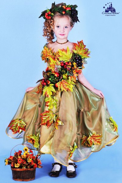 Костюм для девочки "осень"