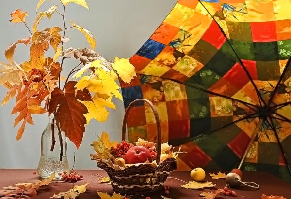 Осенний зонтик