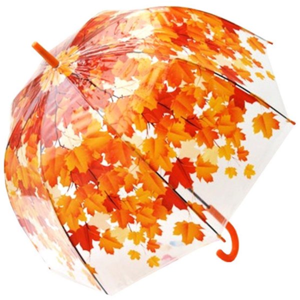 Зонт Эврика листья Red 96565