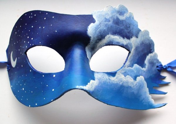 Карнавальная маска Космическая
