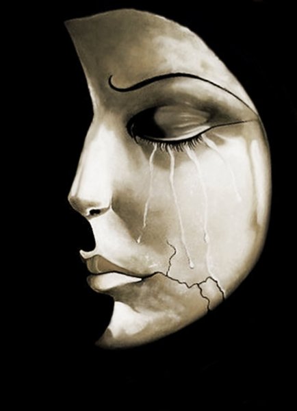 Грустная маска