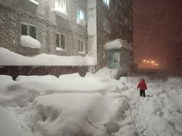 Пурга город Нариль Норильск