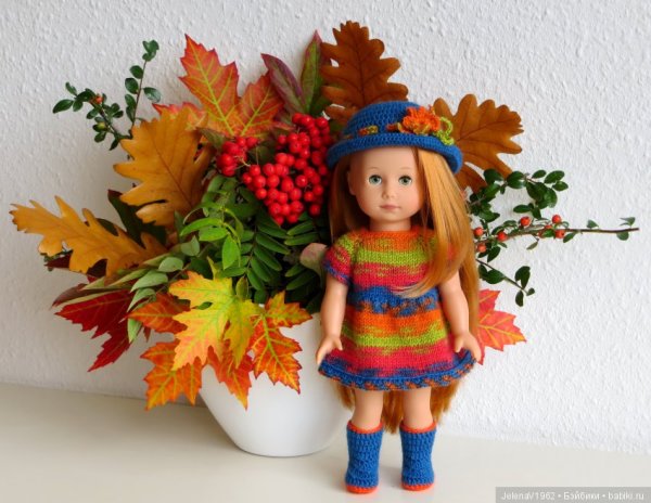 Костюм для куклы осень