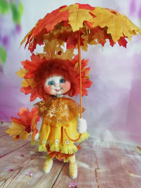 МК кукла осень