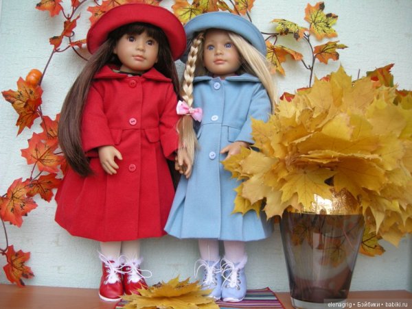 Платье осень на куклу