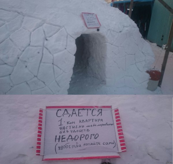 Продажа снега прикол
