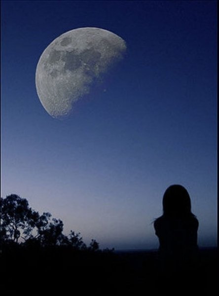 Луна одиночество