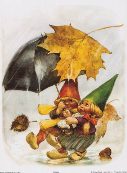 Rien Poortvliet картины Гномы