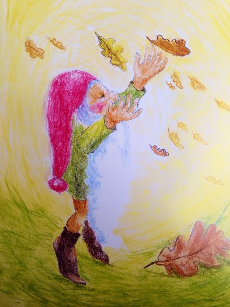 Осенний гномик