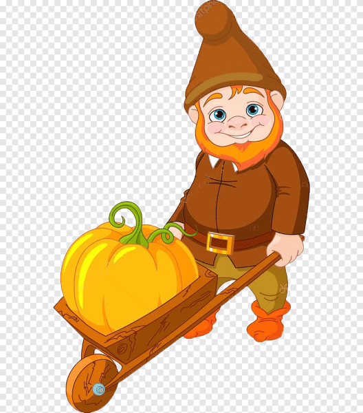 Гномик с овощами для детей