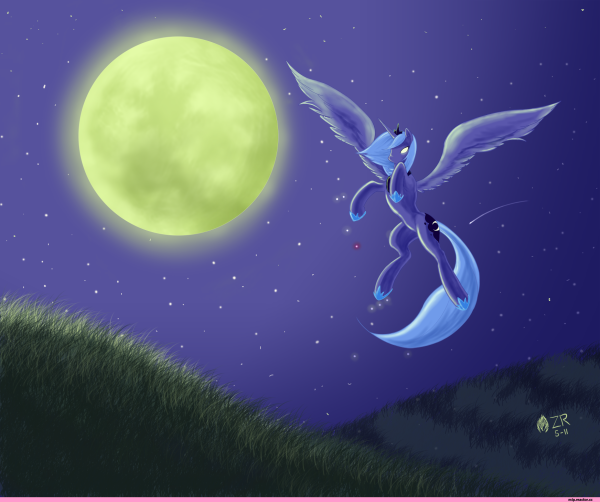 MLP волшебное зеркало Луна