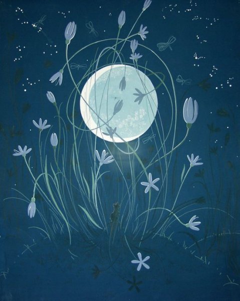 Луна иллюстрация