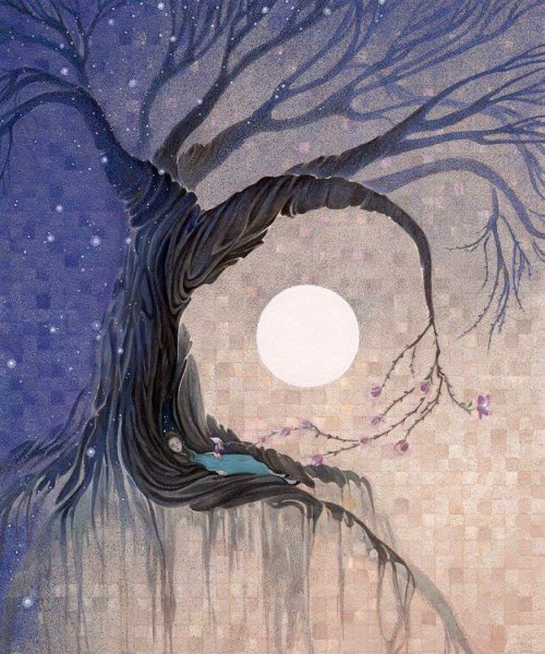 . Художник : Arlene Graston в ночь лунное