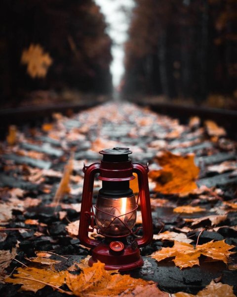Осень фонарик