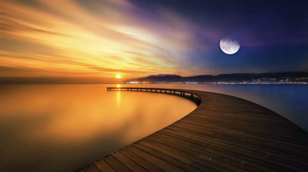 Солнце и Луна вместе