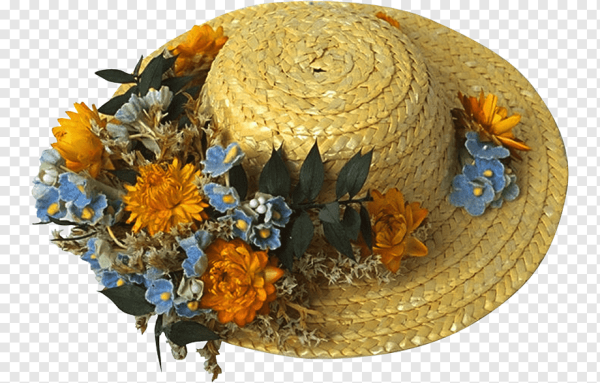 Шляпка с осенними листьями