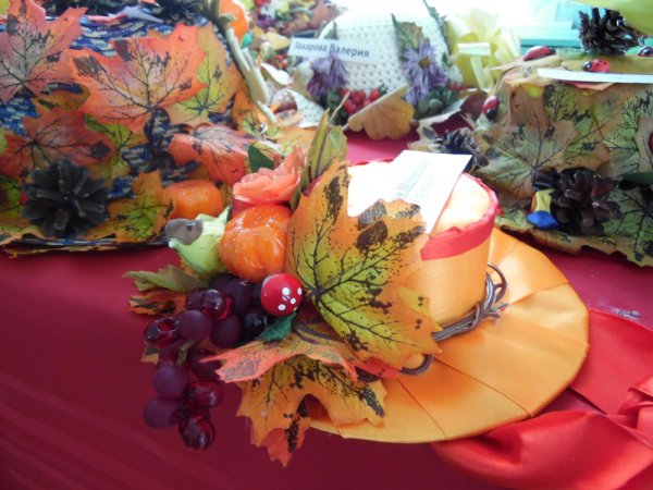 Осенняя шляпка в садик