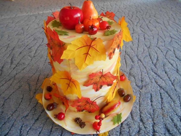 Осенняя шляпа в детский сад