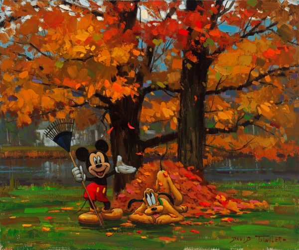 Осень в мультфильмах