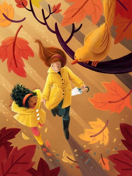 Осень иллюстратор