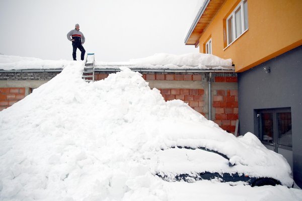 Сугробы в Германии
