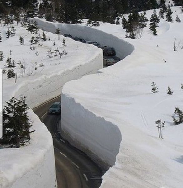 Самый сильный снегопад в мире
