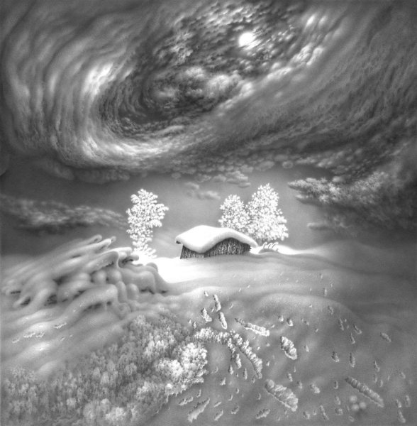 Грузинский художник Гурам Доленджашвили