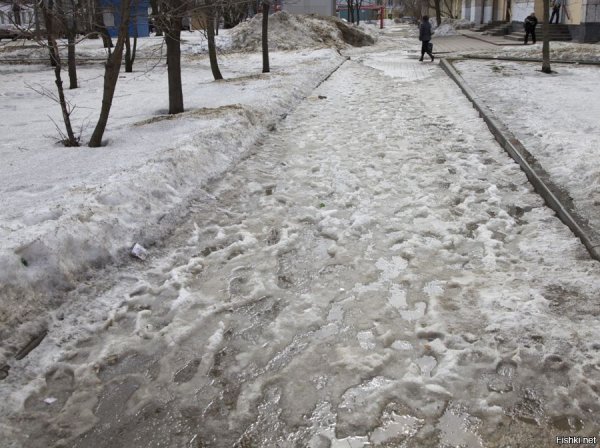 Слякоть зимой