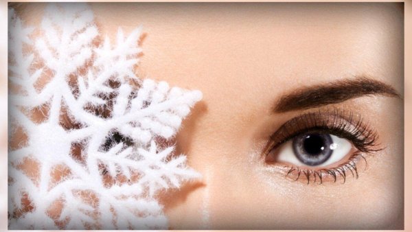 Ресницы зимой
