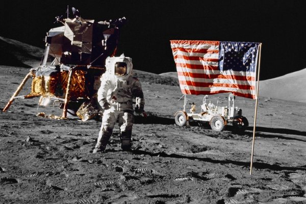 Нил Армстронг на Луне 1969