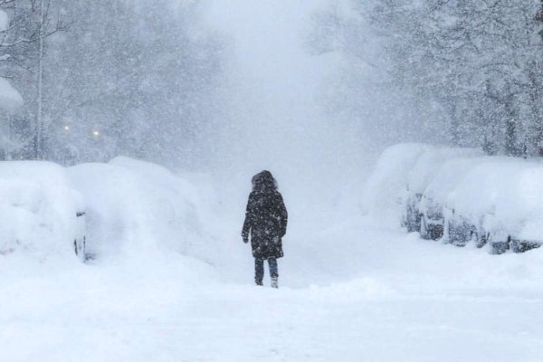 Сильная метель Снежная буря