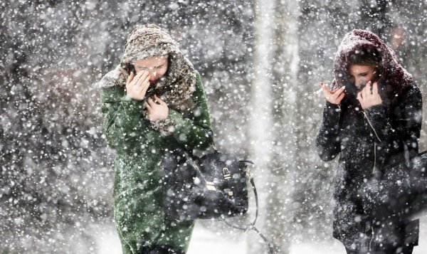 Сильный снегопад