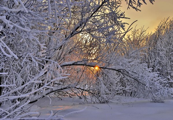 Снег идет пушистый