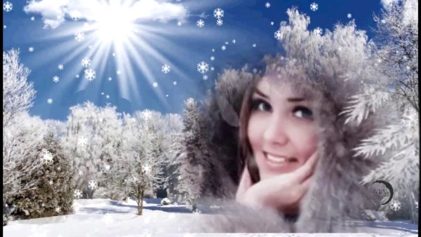 Тропинка Запорошенная снегом