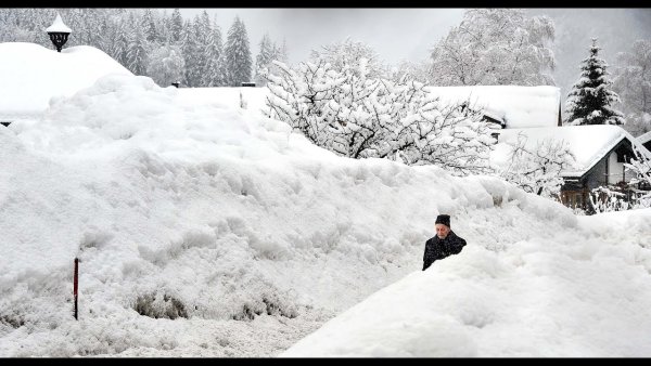 Большие сугробы