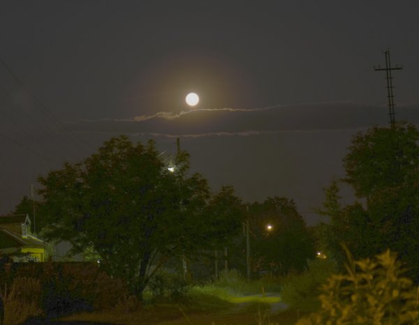 Полнолуние в деревне