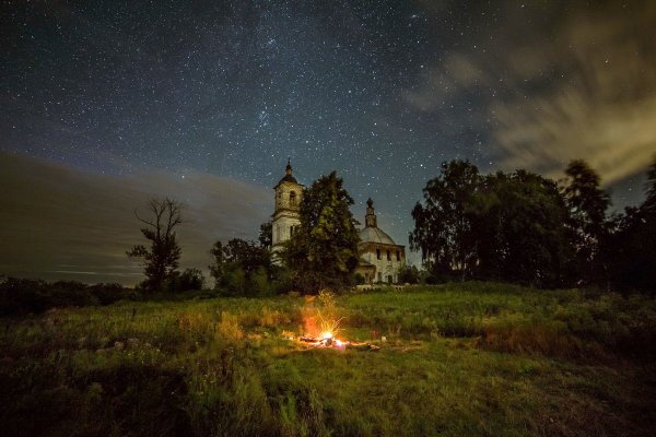 Летняя ночь в деревне