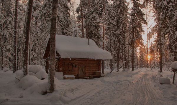 Глухая Тайга зимовье лесника