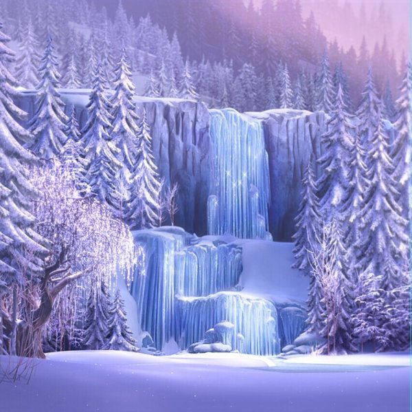 Волшебный зимний лес