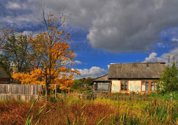 Октябрь в деревне