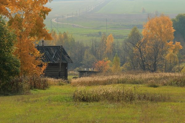 Тверская деревня осень