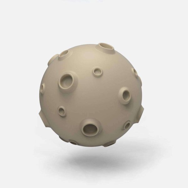 Луна 3д модель