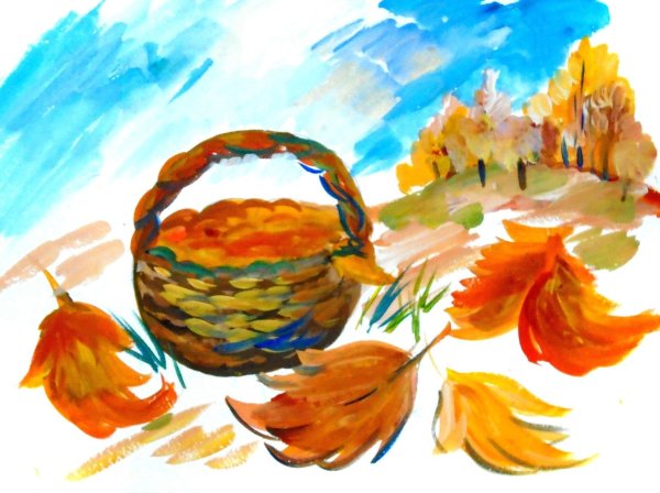 Рисование для детей подарки осени