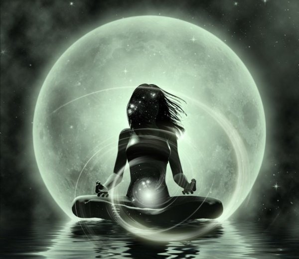 Луна медитация