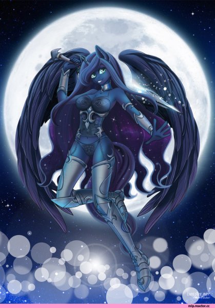 Принцесса Луна Антро арт