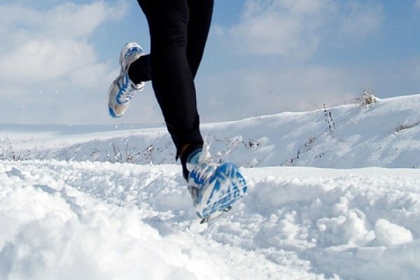 Бег по рыхлому снегу